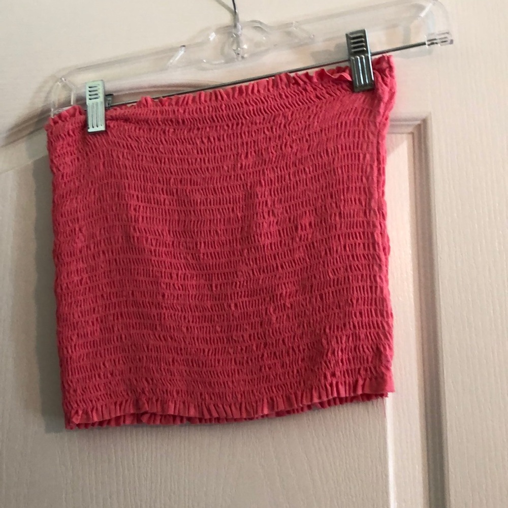 Hot pink crop top